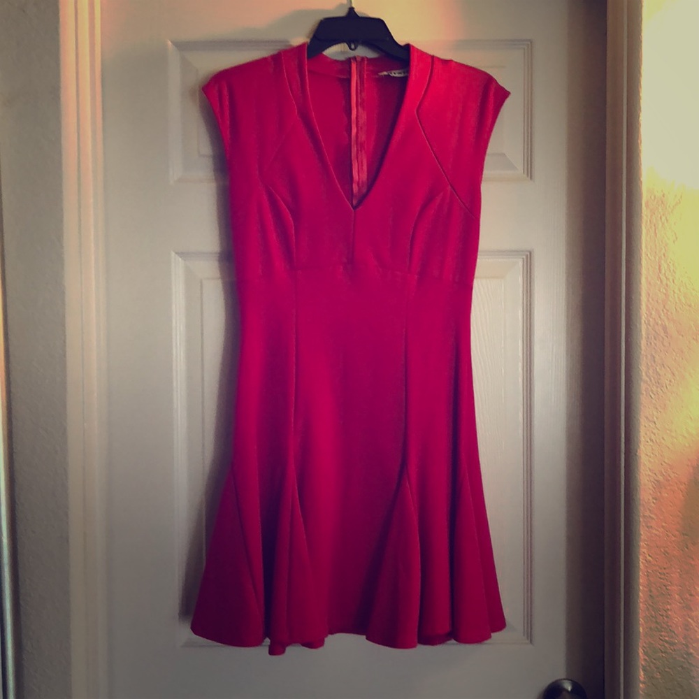 Never word beautiful bright pink dress!